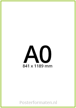 A0 formaat papierformaten