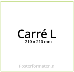 Carre L formaat