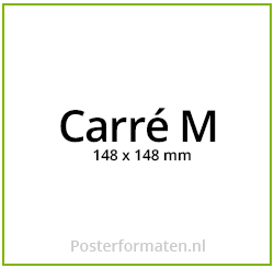 Carre M formaat